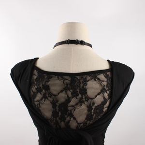 Custom Capelet Blusa Royal Ruffles Faux Plisado Desmontable Mujeres Collar para las mujeres - Product Image 3