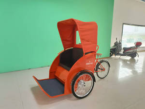 Vélo cargo familial électrique à 3 roues avec 4 sièges pour enfants - Product Image 3