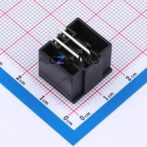 DB2ERHBM-3.5-2*2P-BK Plug-in Terminal Block Bent Lead Through Hole,P=3.5mm Board-to-Board / Socket - Closed Screw Fixing 2x2P - Product Image 2