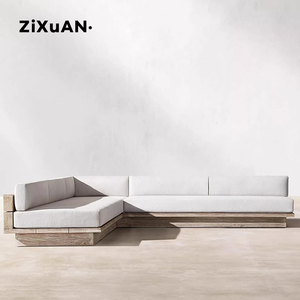 <span class=keywords><strong>Salon</strong></span> <span class=keywords><strong>de</strong></span> <span class=keywords><strong>jardin</strong></span> en bois <span class=keywords><strong>de</strong></span> teck pour hôtel, ensemble <span class=keywords><strong>de</strong></span> canapés d'extérieur, fauteuil en bois, canapé en U pour bar d'hôtel, chaise individuelle - Product Image 5