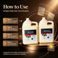 DEXOU 5L Kondisioner Sampo Rambut Minyak Argan Dengan Esensi Keratin Memperbaiki Rambut Kering dan Mengembang Produk Perawatan Rambut Untuk Penggunaan Salon