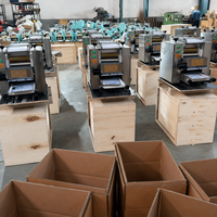 Nouvelle machine automatique électrique pour la fabrication de feuilles de pâte, épaisseur réglable (1,0-6,0 mm), pour les raviolis, les empanadas, les feuilles de pâte fines