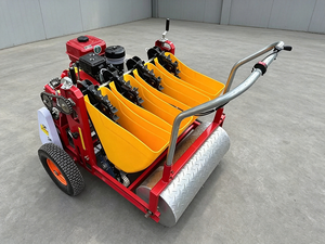 Sembradora de Ajo Manual de 3 Filas a Gasolina para Cubrir la Tierra y Proteger los Brotes Jóvenes de Ajo - Venta al por Mayor de Fábrica - Product Image 1