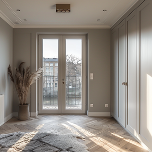 Personnalisable Beige Série Extensible Nordic Country Style Cabinet Design Moderne Meubles de Maison en Bois pour Chambre à Coucher - Product Image 6