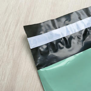 Custom Printed Logo Light Green Plastic Packaging Shipping Poly Mailer <b>Postage</b> Polymailer Mailing <b>Bags</b> for Clothes - Product Image 6