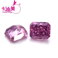 Розовые блестящие кубические циркониевые камни 8A, качественные, раздавленные, ограненные драгоценными камнями, оптовая цена, синтетический Цирконий CZ, камень для украшений