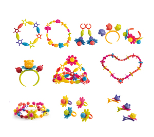 ITTL giocattoli con perline per bambini braccialetto fatto a mano con perline fai da te belle cose per ragazza giocattolo fatto <span class=keywords><strong>in</strong></span> <span class=keywords><strong>casa</strong></span> regalo di compleanno per bambini - Product Image 1