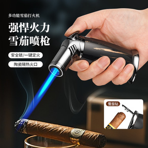 JOFI Direct <b>Fire</b> Torch <b>Lighter</b> Butane Windproof Portable Camping Outdoor Use Metal American Style - Product Image 2
