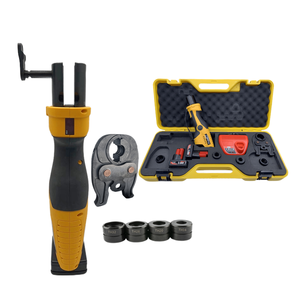 HHYD-1532 Kit d'outils de presse hydraulique professionnel sans fil pour la construction CVC, sertissage de tuyaux en acier inoxydable, cuivre et PEX - Product Image 1
