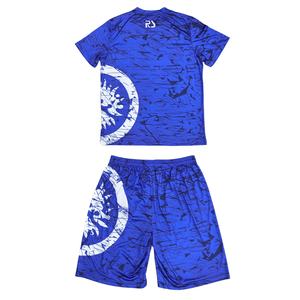 2025 Maßgeschneidertes Gestricktes Wrestling-Set für Herren T-Shirts+Shorts Vollsublimation 2-teiliges Set International - Product Image 2