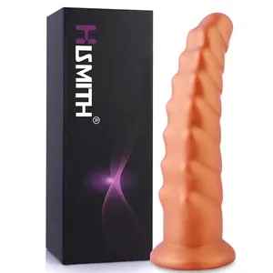 Envío Directo, Dildo <span class=keywords><strong>de</strong></span> Silicona Hismith Golden Dragon Tail <span class=keywords><strong>de</strong></span> 10.08 Pulgadas, Dildo con Ventosa para Mujeres y Hombres, Juguete Sexual Realista - Product Image 1