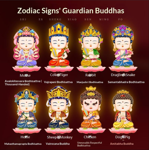 สติกเกอร์โทรศัพท์รูปสัตว์นักษัตร รูปปั้นพระพุทธรูปทองแดง ของมงคลทางศาสนา แม่เหล็กติดตู้เย็น รูปปั้นเทพผู้พิทักษ์ สติกเกอร์โทรศัพท์ - Product Image 6