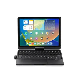 New Arrival Rotatable Cover Blue Tooth Keyboard Wireless Keyboard Case For IPad Air 5