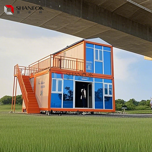 บ้านคอนเทนเนอร์เคลื่อนที่สามารถประกอบได้อย่างอิสระ เป็นบ้านที่เป็นมิตรกับสิ่งแวดล้อมและทนทานต่อแผ่นดินไหว - Product Image 1
