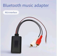 Adaptateur de câble d'entrée audio automobile durable, module récepteur de musique sans fil, récepteur Bluetooth, récepteur AUX, câble 2RCA