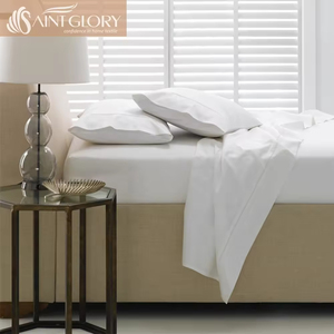 Draps de Linge d'Hôtel Blanc <span class=keywords><strong>Pas</strong></span> <span class=keywords><strong>Cher</strong></span> pour Hôtel, Draps de Lit Plats Blancs, Fournisseur d'Usine, Fabricants - Product Image 2