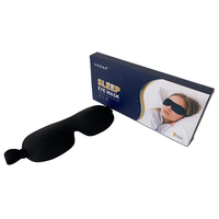 Produits les plus vendus Masque pour les yeux de sommeil 3D bloquant la lumière noire 2024 Protéger les yeux Masque pour les yeux de sommeil pour la nuit