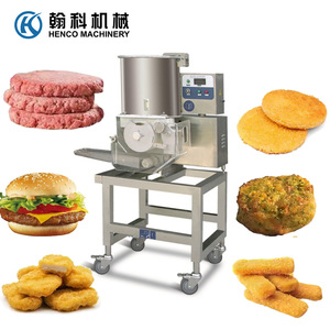 100-1000 kg/h Automático Carne Pescado Patata Hamburguesa Pollo Nugget Patty Forming Making Machine - Product Image 4