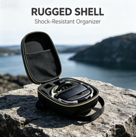 Boîte d'accessoires de jeu en gros, organisateur de rangement personnalisé pour lunettes VR avec sac en maille élastique