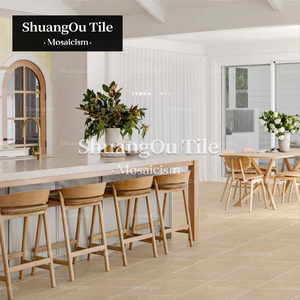 Phong Cách Châu Âu Nhà Bếp Trong Nhà Sang Trọng Limestolne Sàn Đá Lát Gạch Phòng Tắm Phòng Khách Matte Lớp Phủ Chống Trượt Sứ Sàn Gạch - Product Image 4