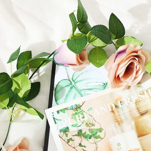 ดอกกุหลาบประดิษฐ์ XINCHENGZHI สีฟ้าทิฟฟานี่ 10 ดอกใหญ่ คุณภาพสูง เหมาะสำหรับตกแต่งงานแต่งงาน - Product Image 2