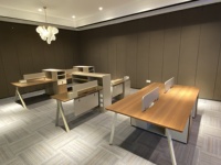 Table et chaise de bureau de luxe, comptoir de bureau, poste de travail, table de direction