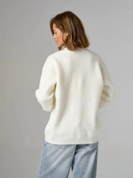 Beliebter Oversize-Cardigan aus Polyester mit V-Ausschnitt, Grobstrick, Bequemer Kunstfell-Cardigan für Damen mit Verdeckten Knöpfen