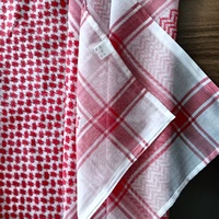 Shemagh Keffiyeh carré personnalisé 100% polyester, foulard ethnique arabe musulman pour hommes, turban, couvre-chef