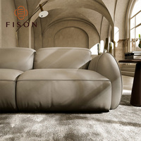 Moderne Modulare L-förmige Ecksofa-Garnitur aus Leder, Schlafsofa-Set, Wohnzimmermöbel für Zuhause