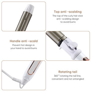 2025 Tragbares profession elles Lockenwickler-Set Schnell erhitzen der Eisens tab mit LCD PTC Custom <span class=keywords><strong>Best</strong></span> 32mm Lauf durchmesser Elektro kunststoff - Product Image 5