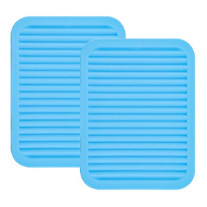 <span class=keywords><strong>Tapis</strong></span> en Silicone étanche, 4 pièces, 23x30 cm, grand pour Pots, plats chauds - Product Image 2