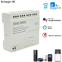 Module de relais sans fil intelligent WiFi 4 canaux G0203 7-32V 4CH avec récepteur RF compatible avec l'application EWeLink