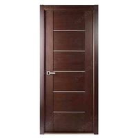 Porte pré-montée en bois de chêne de style Shaker, norme américaine, 4 panneaux, apprêtée, en HDF/MDF, pour intérieur de maison ou hôtel