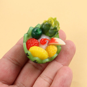 Modelo de batido de frutas en miniatura simulado, juguete de comida, colgante de frutas <span class=keywords><strong>para</strong></span> hielo raspado, juguete de comida hecho a mano DIY - Product Image 1