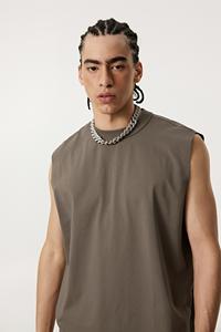 Chaleco Personalizado con Logotipo de Alta Calidad para Hombre, Tejido Grueso, Bordado, Estilo Hip Hop, Informal, Deportivo, Transpirable, de Algodón Vintage - Product Image 2