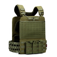 Gilet tactique multifonctionnel JSH de haute qualité 900D résistant à l'usure, uniforme d'entraînement en plein air avec des caractéristiques lestées pour l'entraînement