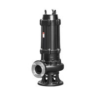 Pompe submersible anti-colmatage série QW 380V pour eaux usées industrielles avec rotor de découpe