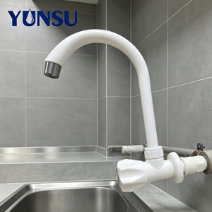 PP‑ABS <b>Plastic</b> <b>Kitchen</b> Sink Faucet 1/2" DN15 Diaphragm Core Water‑Saving Easy Installation for Household Housing Project - Product Image 5