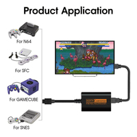Convertidor N64 a HD, adaptador de cable HD-Link para N64 Compatible con Nintendo 64/ Game SNES/NGC/SFC/N64 Plug and Play