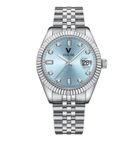 Montres mécaniques de haute qualité, montre mécanique de luxe, montre mécanique pour homme, mouvement NH35, résistante à l'eau 100m, montre homme