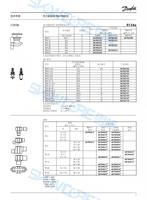 Vanne d'expansion en laiton Danfoss TEZ20 067B3371 TEZ55 067G3240 pour système de réfrigération externe d'égalisation de chambre froide R407C