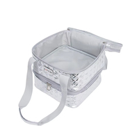 Boîte de rangement pour vernis à ongles multi-couches personnalisée, grande capacité, sac de beauté pour ongles, organiseur de maquillage pour salon