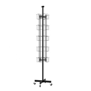 Ruimei 24 Pockets chào hiển thị Rack với biển quảng cáo xoay hiển thị Rack cho Boutique, tủ rack cho cửa hàng bán lẻ - Product Image 5