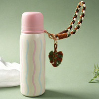 Cordon de téléphone multifonctionnel tressé style Ins, sangle portable universelle pour bouteille d'eau, tasse isotherme et sac