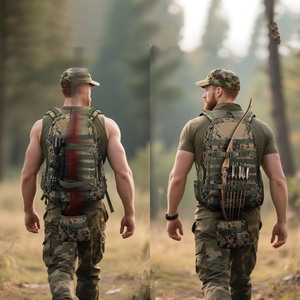 Custom <span class=keywords><strong>Logo</strong></span> 35L Tactische Rugzak 600D Nylon Waterdicht Molle Systeem Outdoor Camo Sporttas voor Hiking Jagen Groothandel - Product Image 1