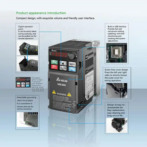 Inversor de Frecuencia Delta Serie MS300 VFD4A8MS21ANSAA 750W 220VAC, Equipo Industrial - Product Image 6