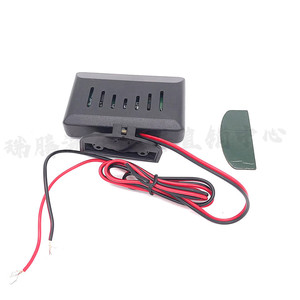 Voltímetro digital de 12V 24V con pantalla LED para coche, camión, vehículo de construcción, medición universal de voltaje CC - Product Image 2