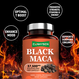 Capsules de Maca Noire Premium OEM ODM avec Maca Noire pour soutenir l'équilibre hormonal, complément alimentaire en capsules - Product Image 5