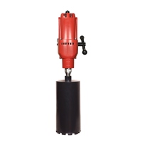 Perceuse à noyau diamanté industrielle portable BAOJIE BJ-185, machine de carottage de béton de type humide pour perçage de trous précis