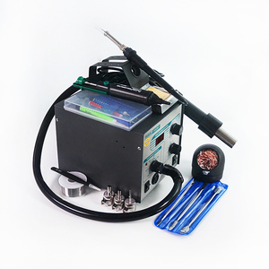 QUICK-706W+ 2 in 1 <strong>Digital</strong> ESD Hot Air Gun <strong>Soldering</strong> Station Welding Solder <strong>Iron</strong> 220v for SMD Desoldering Rework Station - Product Image 6